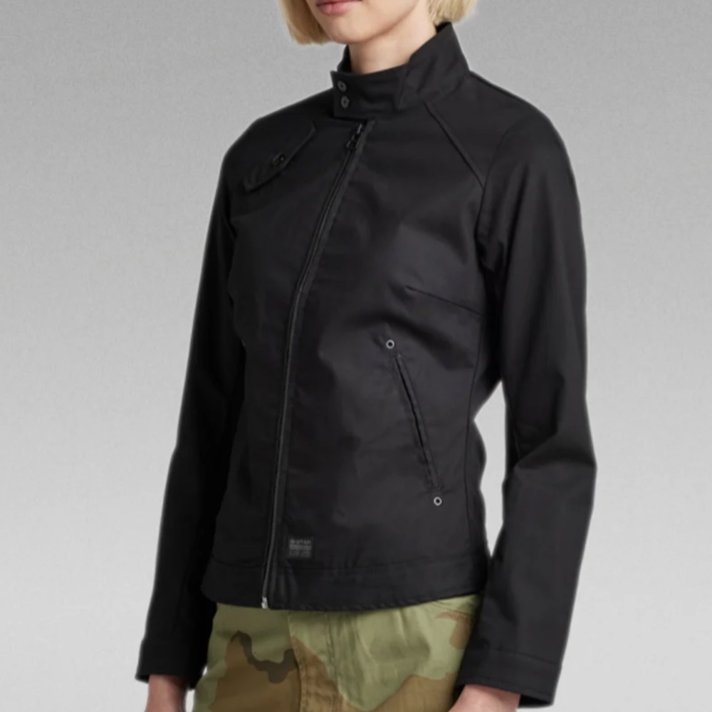 G-STAR Raw - Cotton Denim Zipper Over-Shirt Jacket